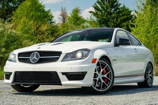 White 2015 Mercedes-Benz C-Class C 63 AMG