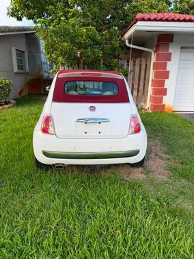 White 2012 FIAT 500C Lounge