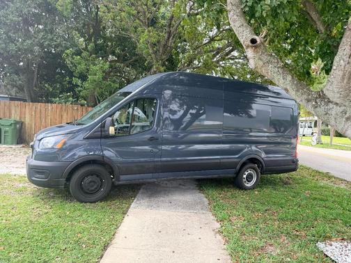 Blue 2021 Ford Transit-250 Base