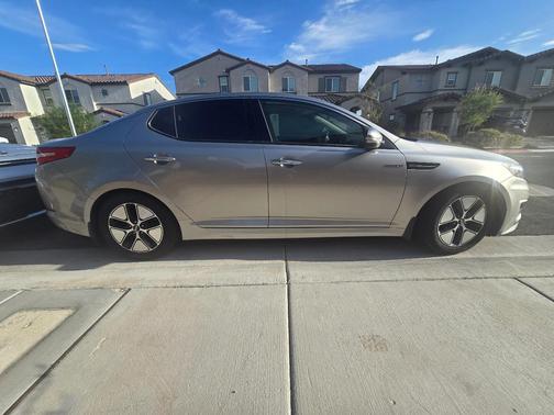 Silver 2013 Kia Optima Hybrid EX