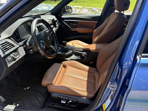 Blue 2017 BMW 340 i xDrive