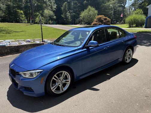 Blue 2017 BMW 340 i xDrive