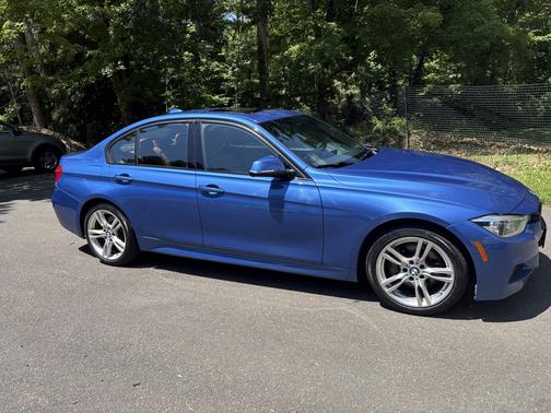 Blue 2017 BMW 340 i xDrive