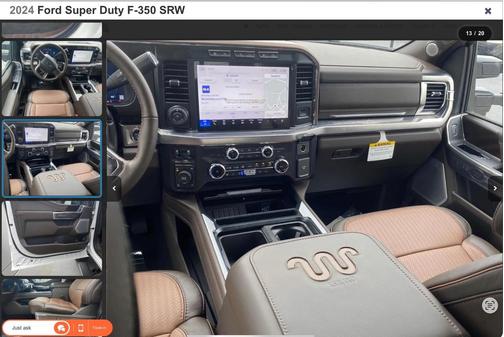 White 2024 Ford F-350 King Ranch