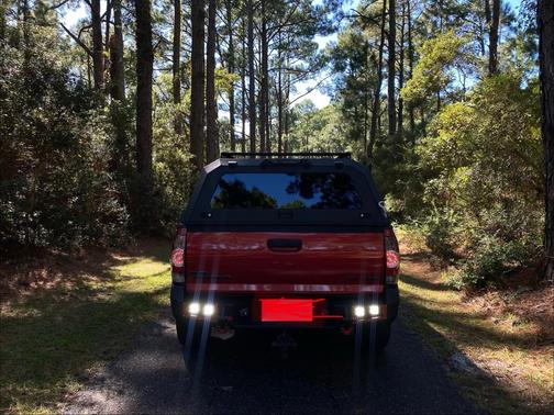 Red 2010 Toyota Tacoma Access Cab