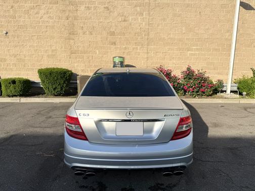 Silver 2010 Mercedes-Benz C-Class C 63 AMG