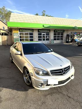 Silver 2010 Mercedes-Benz C-Class C 63 AMG