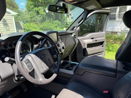 Gray 2014 Ford F-350 Lariat