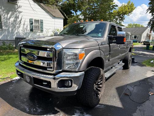 Gray 2014 Ford F-350 Lariat
