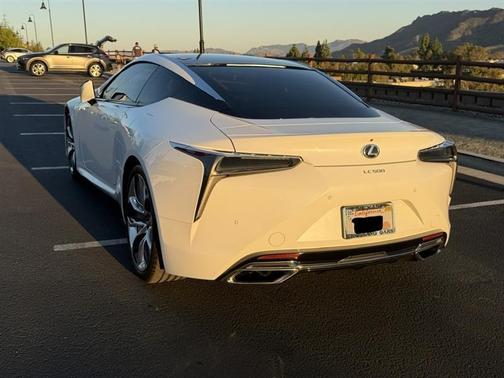 White 2021 Lexus LC 500 Base