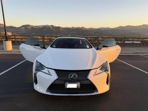 White 2021 Lexus LC 500 Base