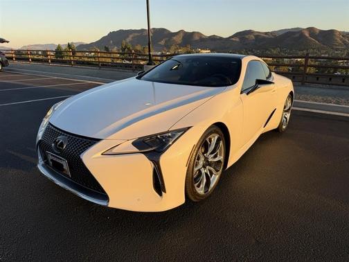 White 2021 Lexus LC 500 Base