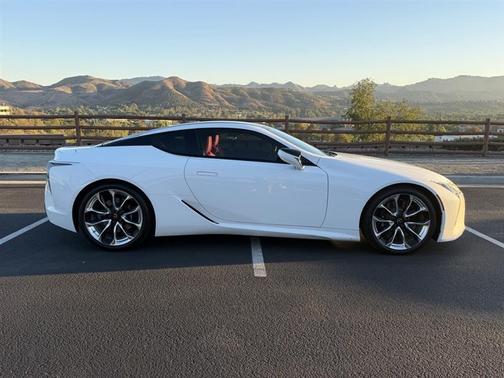 White 2021 Lexus LC 500 Base