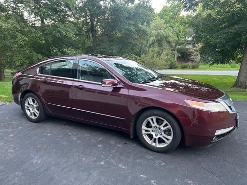 Red 2010 Acura TL 3.5