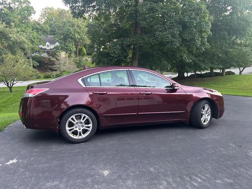 Red 2010 Acura TL 3.5