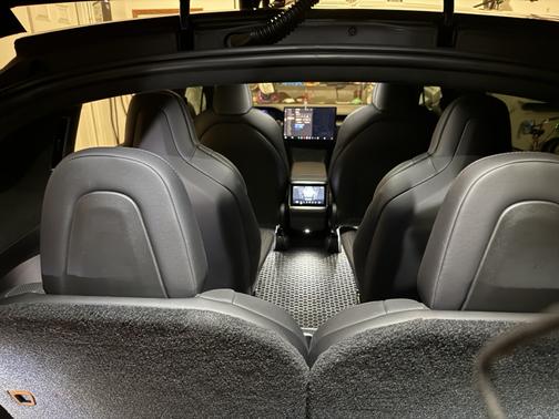 Blue 2022 Tesla Model X Plaid
