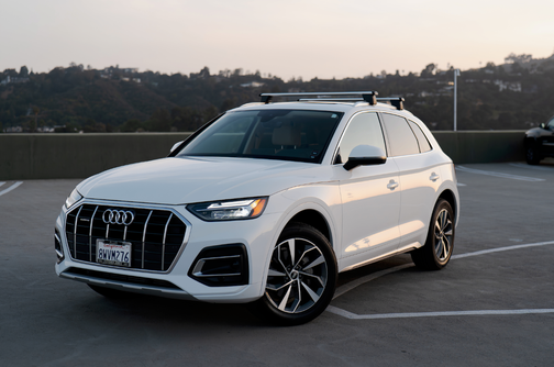 White 2021 Audi Q5 45 Premium