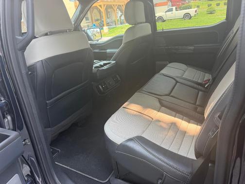 Blue 2023 Ford F-150 Lightning Platinum
