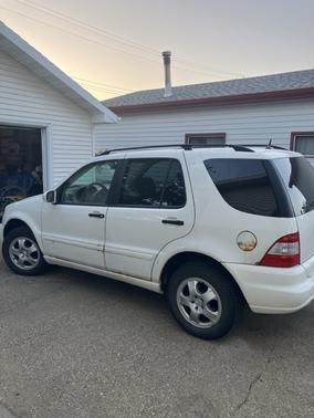 White 2003 Mercedes-Benz M-Class ML320 4MATIC