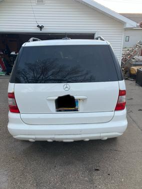 White 2003 Mercedes-Benz M-Class ML320 4MATIC