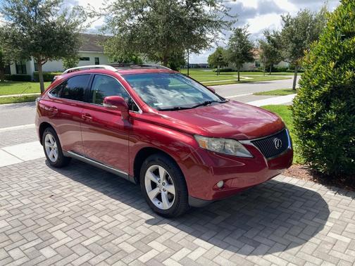 Red 2011 Lexus RX 350 Base