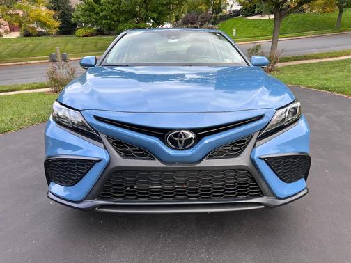 Blue 2024 Toyota Camry SE