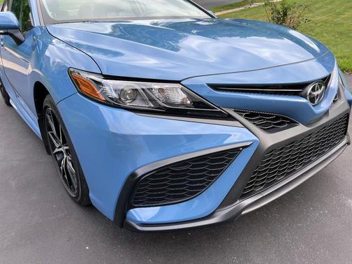 Blue 2024 Toyota Camry SE
