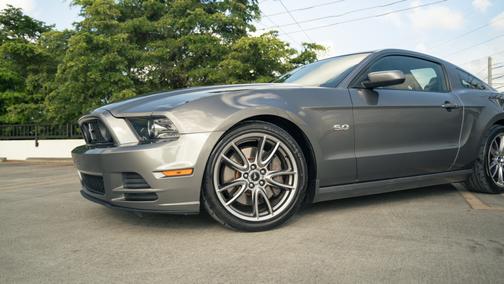 Gray 2013 Ford Mustang GT Premium