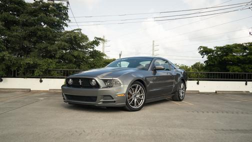 Gray 2013 Ford Mustang GT Premium