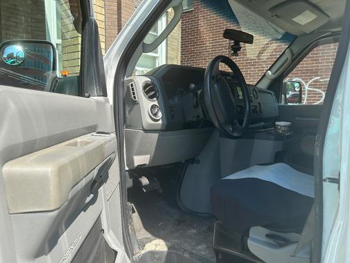 White 2011 Ford E250 Work Van