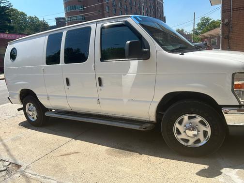 White 2011 Ford E250 Work Van