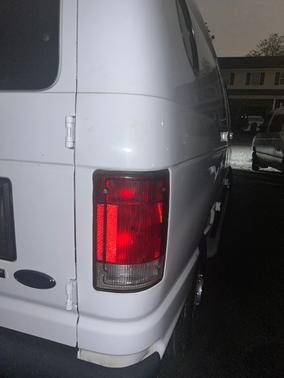 White 2011 Ford E250 Work Van