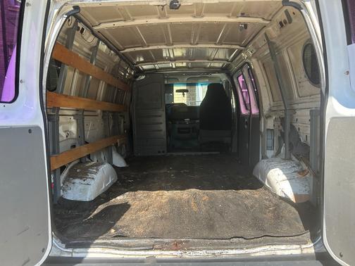 White 2011 Ford E250 Work Van