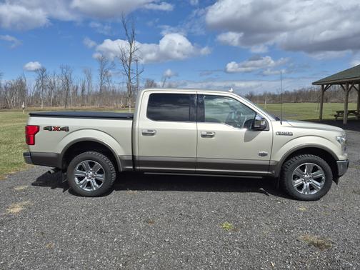 Beige 2018 Ford F-150 King Ranch