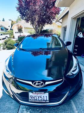 Black 2015 Hyundai ELANTRA SE