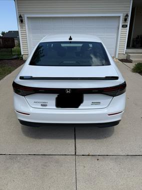 White 2023 Honda Accord Hybrid Sport