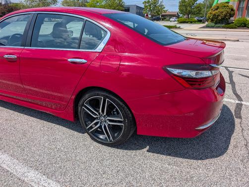 Red 2016 Honda Accord Sport