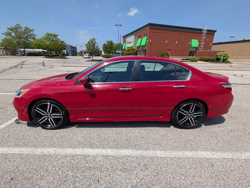 Red 2016 Honda Accord Sport