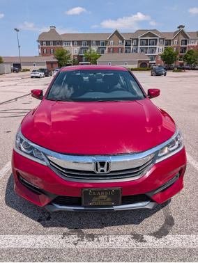 Red 2016 Honda Accord Sport