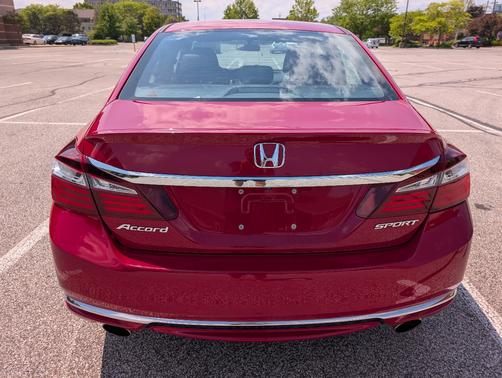 Red 2016 Honda Accord Sport