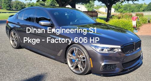 Gray 2018 BMW M550 i xDrive