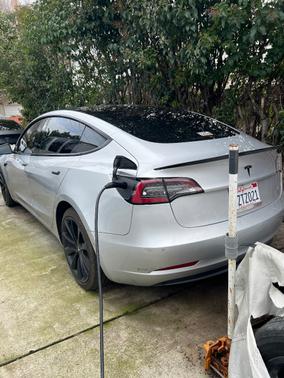 Silver 2018 Tesla Model 3 Long Range
