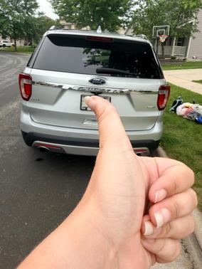 Silver 2016 Ford Explorer XLT