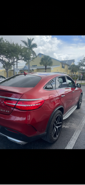 Red 2018 Mercedes-Benz AMG GLE 43 Coupe 4MATIC