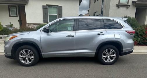 Silver 2015 Toyota Highlander LE Plus
