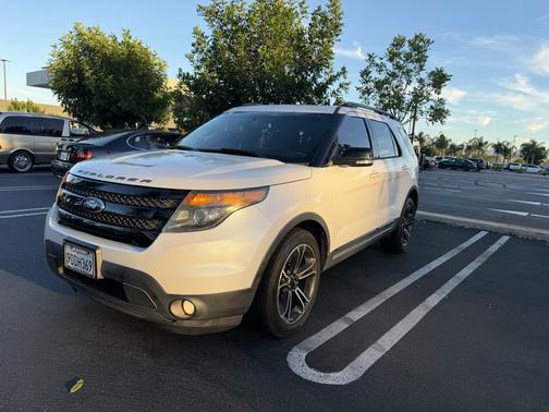 White 2015 Ford Explorer Sport