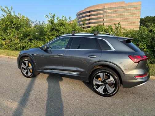 Gray 2019 Audi e-tron Prestige