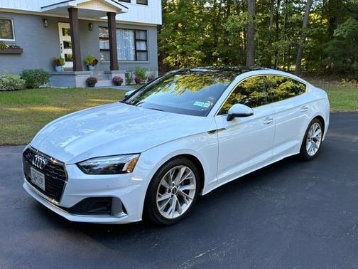 White 2021 Audi A5 Sportback Premium Plus
