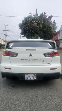White 2012 Mitsubishi Lancer Evolution MR