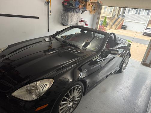 Black 2005 Mercedes-Benz SLK-Class SLK55 AMG Roadster